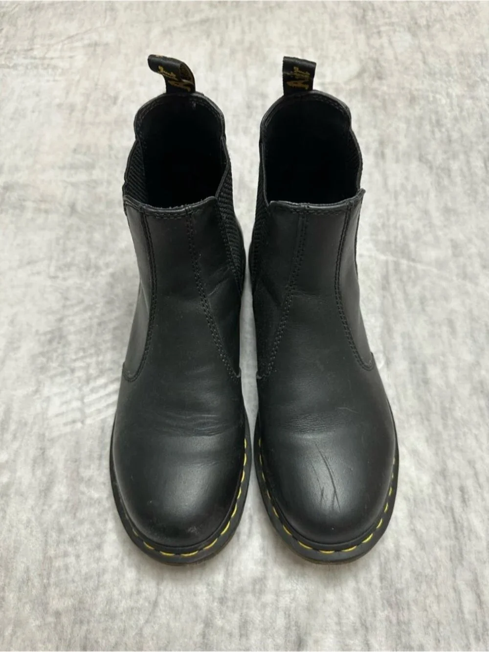 Dr. Martens has scratches